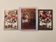 2022 Football BRIAN ROBINSON JR. Draft Selections Relic and 2 Artistry Cards