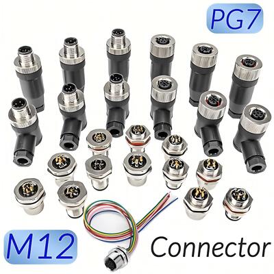 M12 SENSOR CONNECTOR MALE 12 PIN At ₹ 800/piece | Sensor Connector In - Foto 2