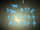 New Marx Toys Re-issue Blue 18 Piece Set Fighting Knights w/warranty