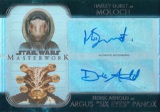 Star Wars Masterwork 2020, Durst / Arnold Dual Autograph Card DA-DA #04/50