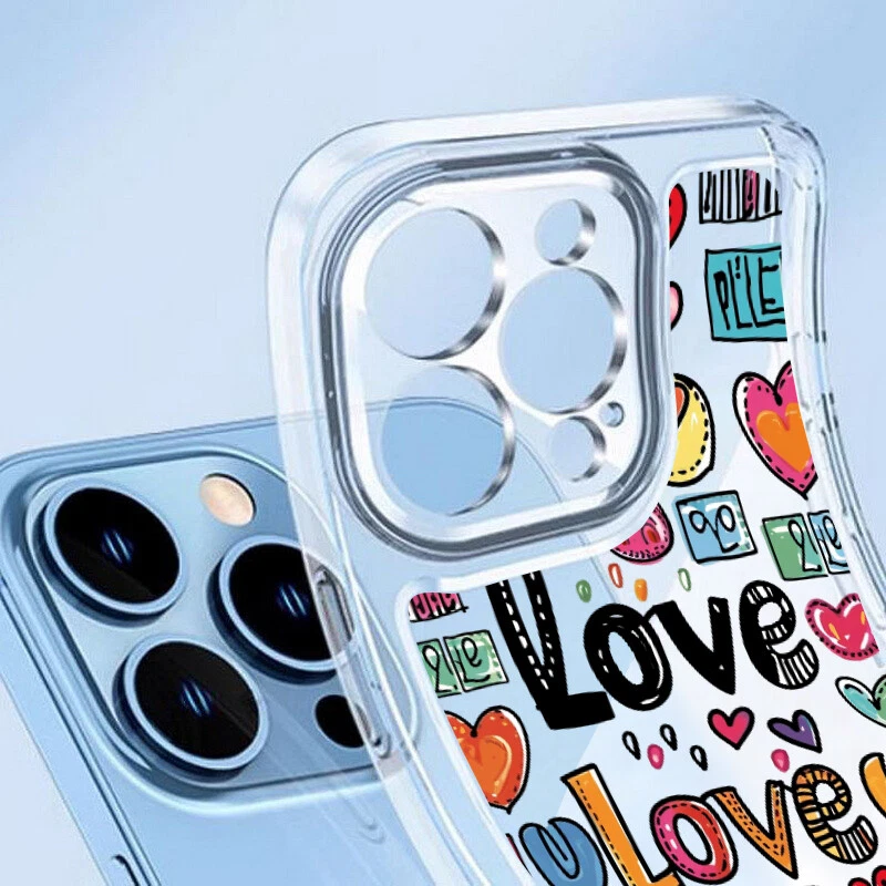 For iPhone 15 Pro Max 14 13 12 11 XS XR 7 8 Shockproof Silicone Clear Case Cover - Image 2 of 4