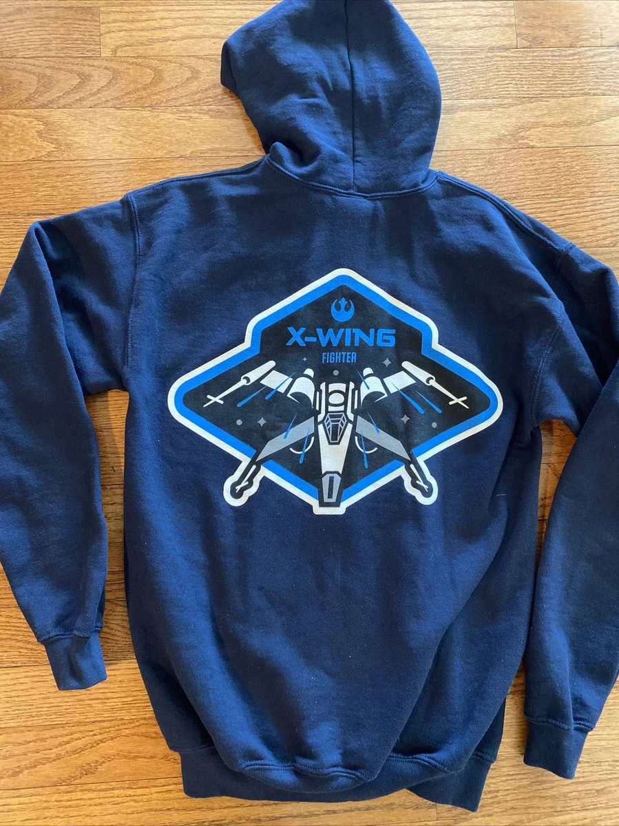 Boys Star Wars X Wing Fighter zip up hoodie Xl Extra Large