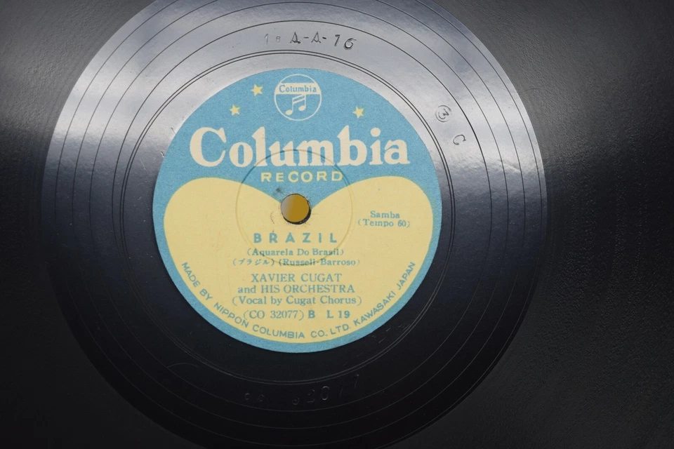 Xavier Cugat- Brazil/Begin The Beguine, Nippon Columbia L19, Japan, Insert, EX Foto 4 de 4