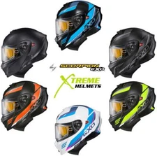 Scorpion EXO-GT930 Snow Helmet Flip Up Modular Dual or Electric Shield XS-3XL