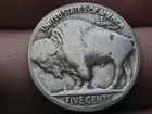 1918 D Buffalo Nickel 5 Cent Piece- Denver, Good Reverse Details