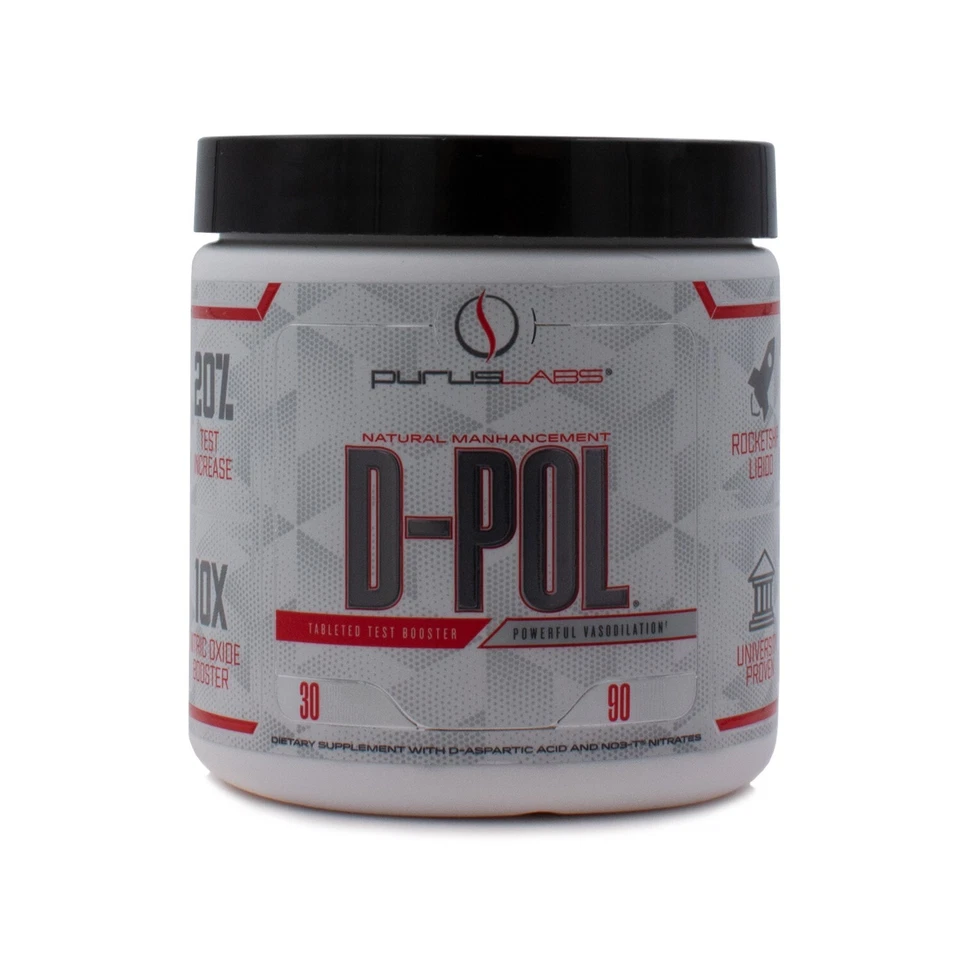 EXTREME TESTOSTERONE BOOSTER & Pump Accelerator: Purus Labs D-POL 90 Tablets - Image 2 of 4