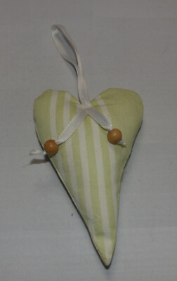 Herz aus Stoff ca. 8,5 x 12 cm NEU