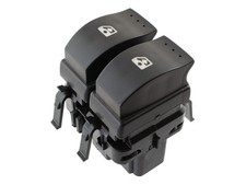 Interruttore Tergicristallo Per Clio 3 E Kangoo - Pulsante A Tre Vie Nero, On-Off-On