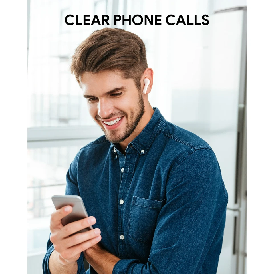 EP-T21S Move Compact II Wireless Earbuds 3D Surround Sound (White) - Image 4 of 4