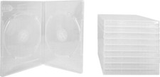 10 Super Clear 14mm 2 Disc Capacity PREMIUM DVD Cases Boxes Disk DV2R14CLPR