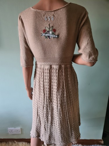 Odd Molly fine knit knit beige dress Size 3 (UK 14 / L) - Picture 6 of 12