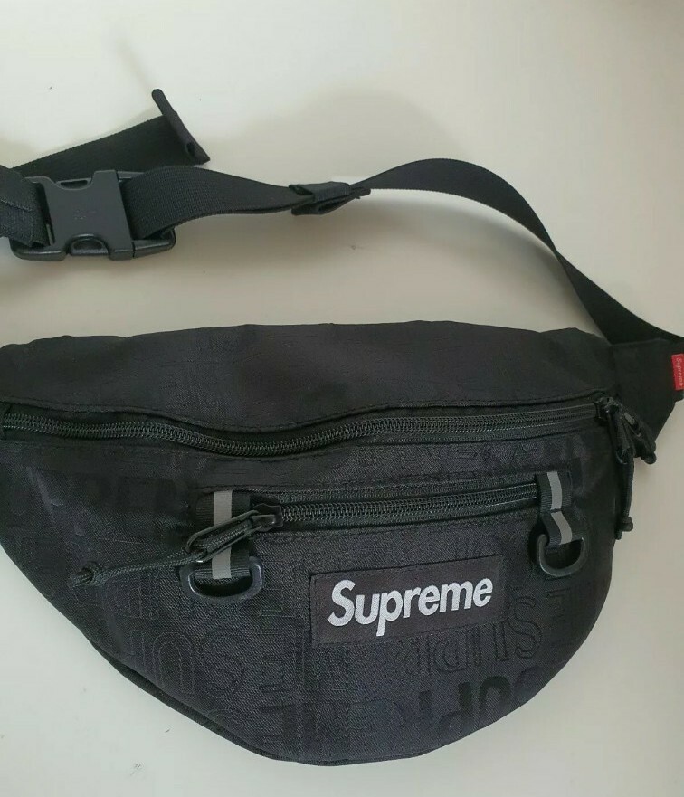 【新品】Supreme Waist Bag black 19ss CORDURA SS19 Supreme black waist bag Cordura fabric Belt Shoulder | eBay
