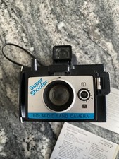 Vintage 1970s Polaroid Super Shooter Land Camera Untested With Instructions Z1