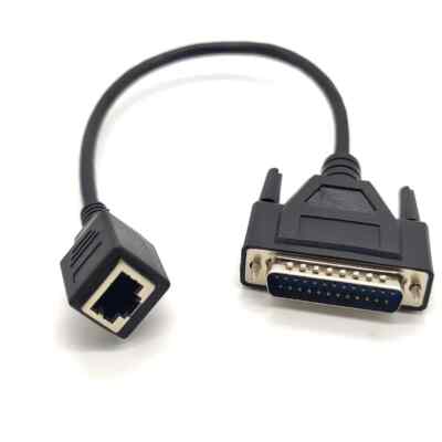DB ILDA cable computer connection for laser lights RJ45 to DB25 network cable