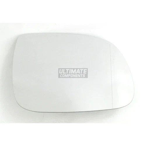 Wing Mirror Glass Audi Q7 4L 2006-2015 Chrome Aspherical Heated Drivers Side