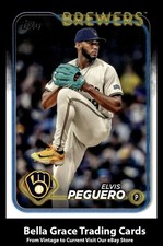 2024 Topps Update Elvis Peguero #US17 Milwaukee Brewers MLB Baseball 