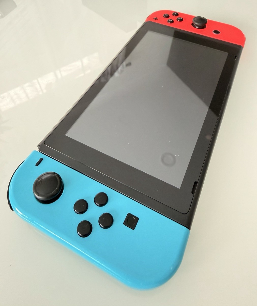 Nintendo Switch HAC-001(-01) Console Red/Blue Joy-Con Dock Mario