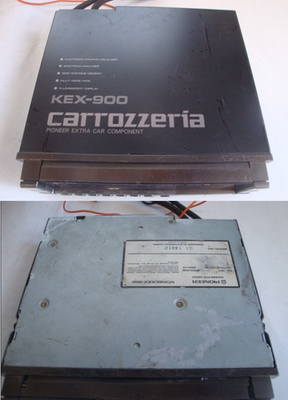 Pioneer Carrozzeria KEX-900 Graphic Equalizer Cassette Deck GM-121