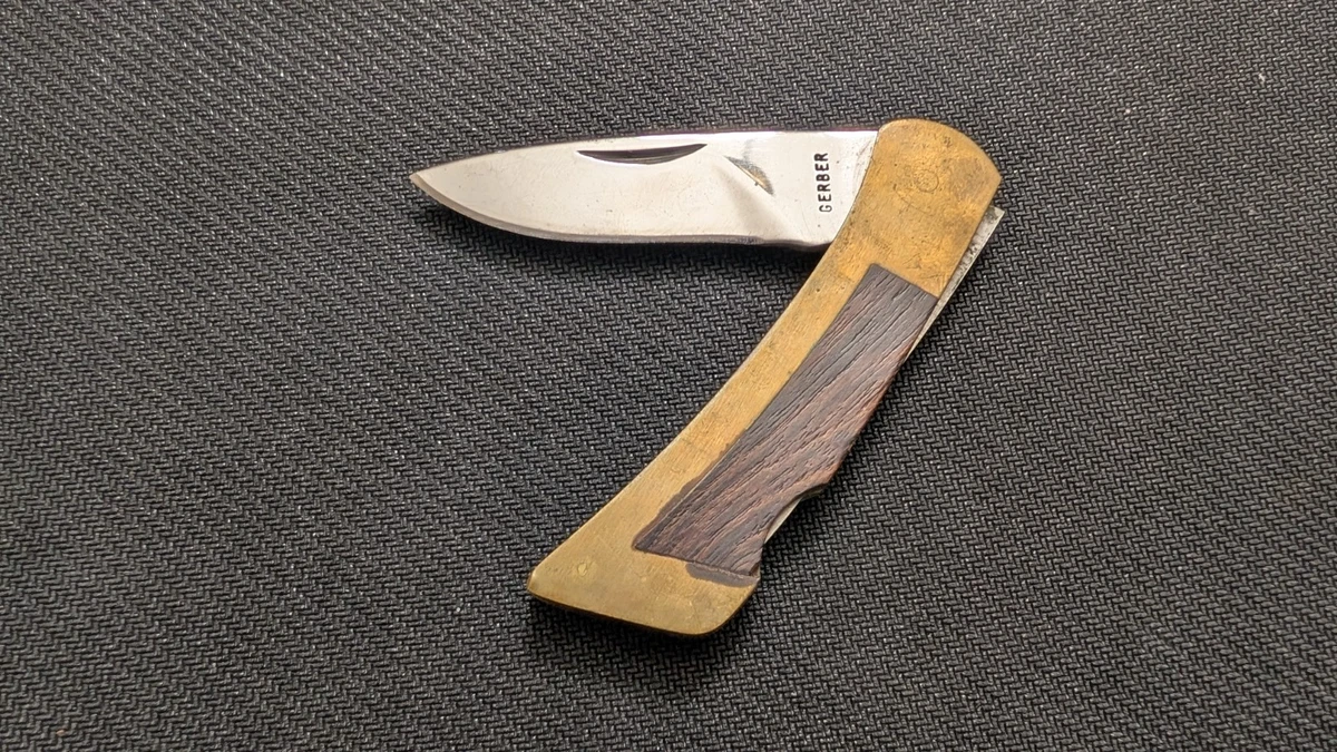 Gerber Sportsman Knife In Collectible Vintage Factory Manufactured