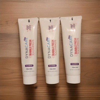 Dynacare Bubble Fresh Toothpaste For Kids 4.6oz (3 Pack)
