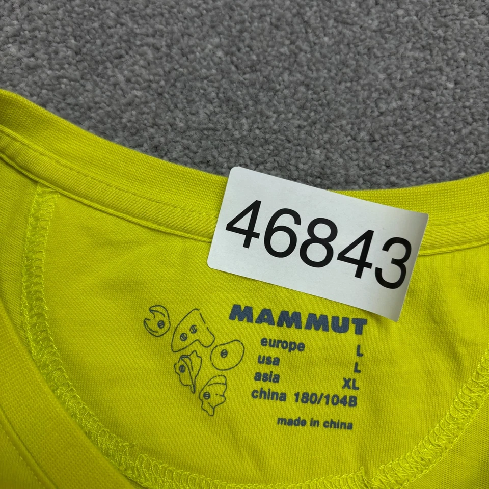 Mammut 衬衫女式大号黄色远足户外小径棉质套衫女士 — 第 4/4 张图片