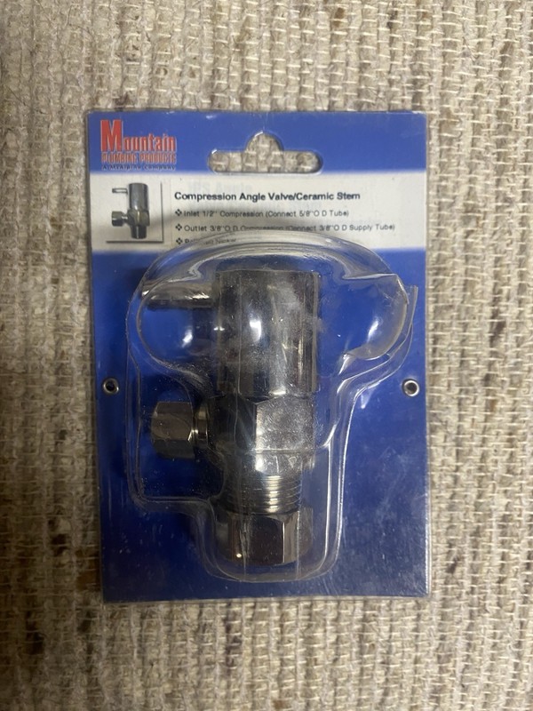 Mountain Plumbing, ￼Lever Handle Angle Valve Polished Nickel  Product MT5003X-PN
