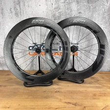 Low Mile! Zipp 808 NSW Carbon Tubeless Disc Brake Wheelset 700c 1900g TT/Triathl
