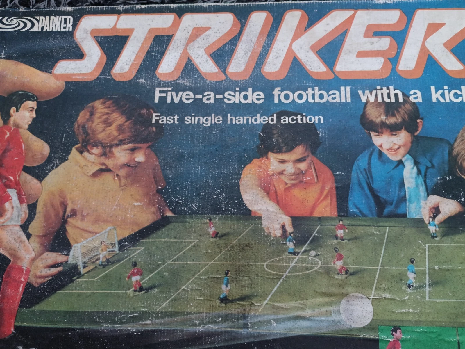 Vintage Striker Five A Side Football Game By Parker See Description - Picture 1 of 18