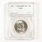 1955 "Bugs Bunny" Franklin Half Dollar 50c FBL BU 31171