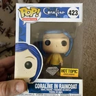 Funko Pop 423 Coraline in Raincoat Diamond Collection  Hot Topic exclusive
