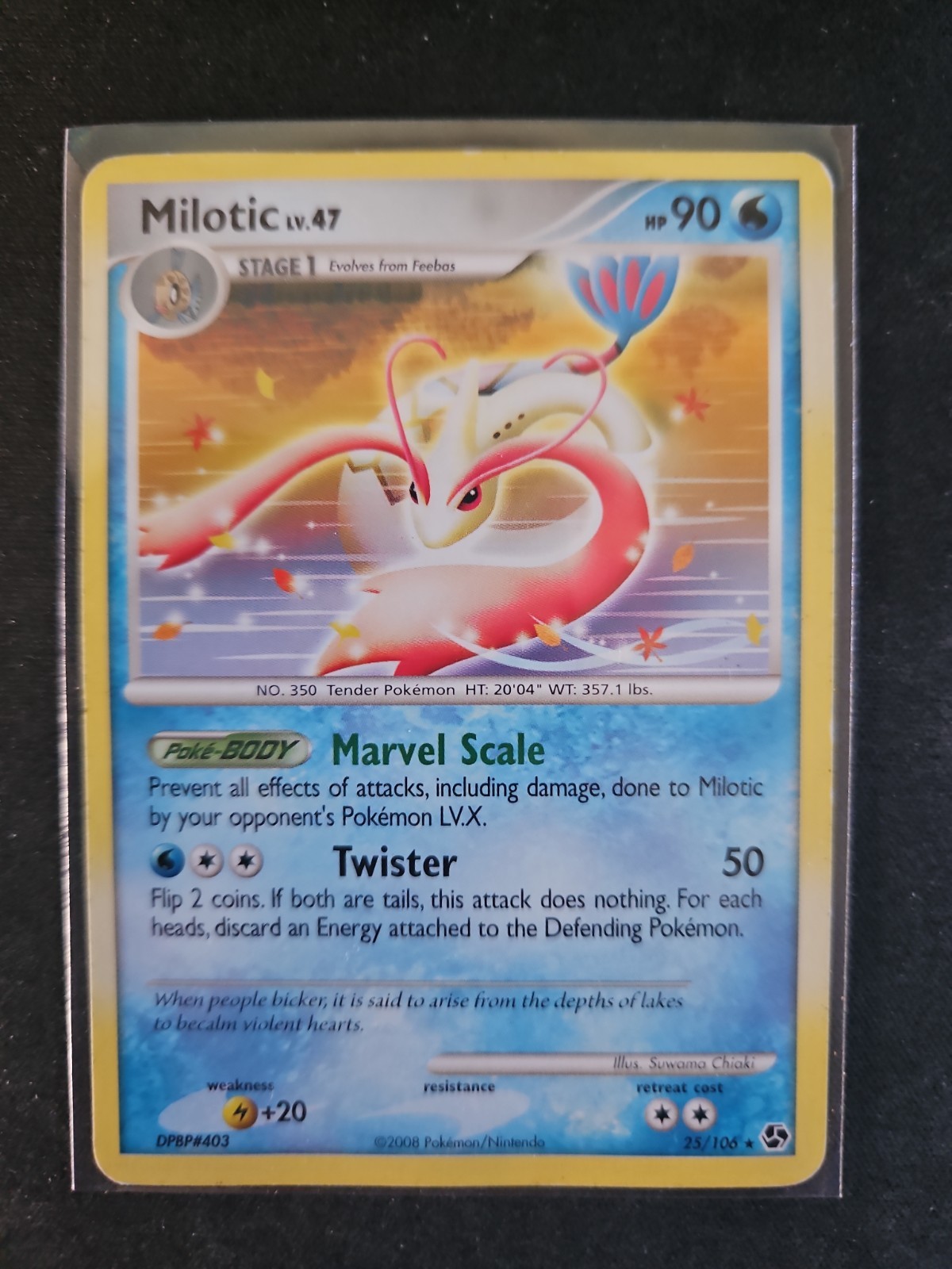 Milotic 25/106 Great Encounters Pokemon TCG MP