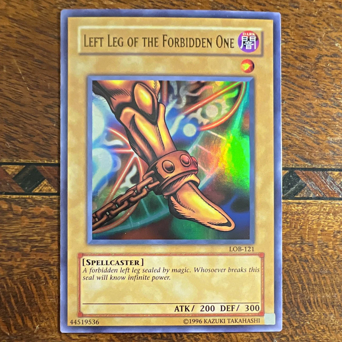Left Leg of the Forbidden One LOB-EN121 Legend of Blue Eyes White