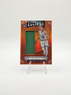 Baylor Scheierman 2024-25 Panini Obsidian RC Eclipse Patch Orange Flood SP #/99