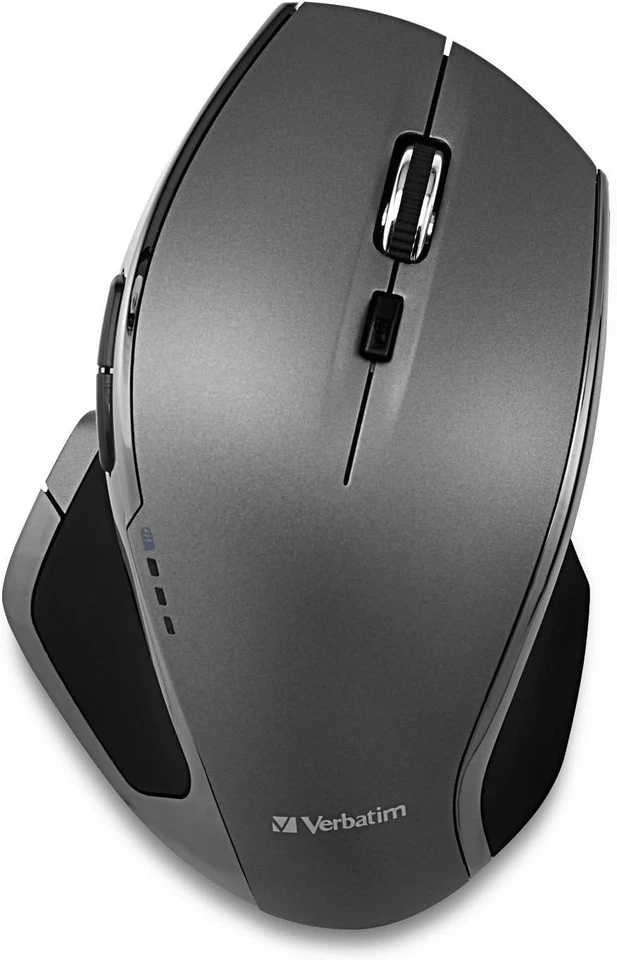 Verbatim Wireless Mouse – Optical Wireless Mouse with Blue LED Lens, 2.4 GHz, Na - Image 2 of 4