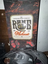 Rome Mechanic 156 Snowboard with Bindings – All-Mountain Freestyle