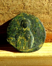 Byzantine, Anonymous Follis class C, MICHAEL IV, 1034-1041, FREE shipping