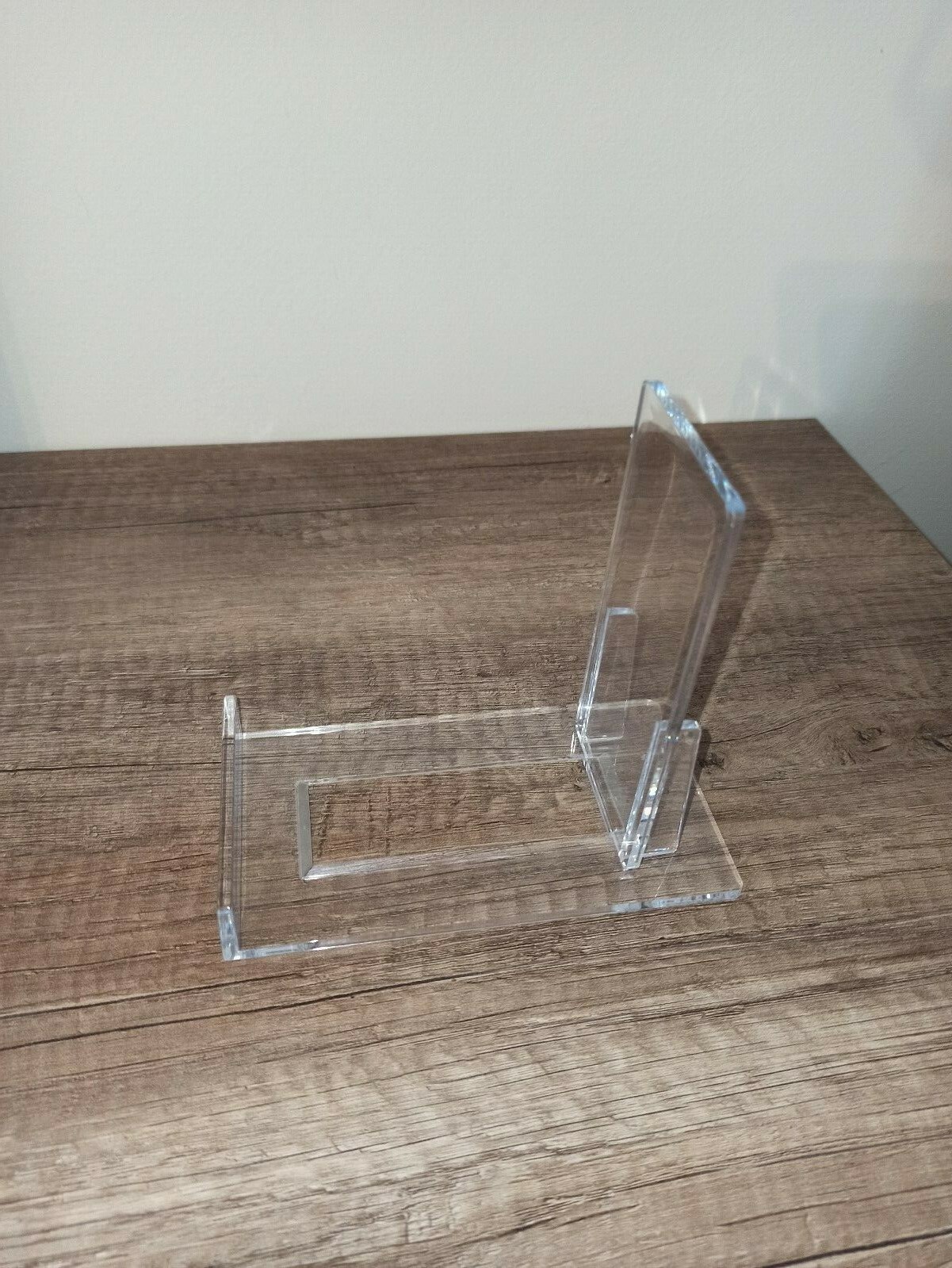 Espositore verticale trasparente in plexiglass foto 2