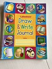Lakeshore Journal Draw Write Student Homework Math Stem Notebook Primary Writing
