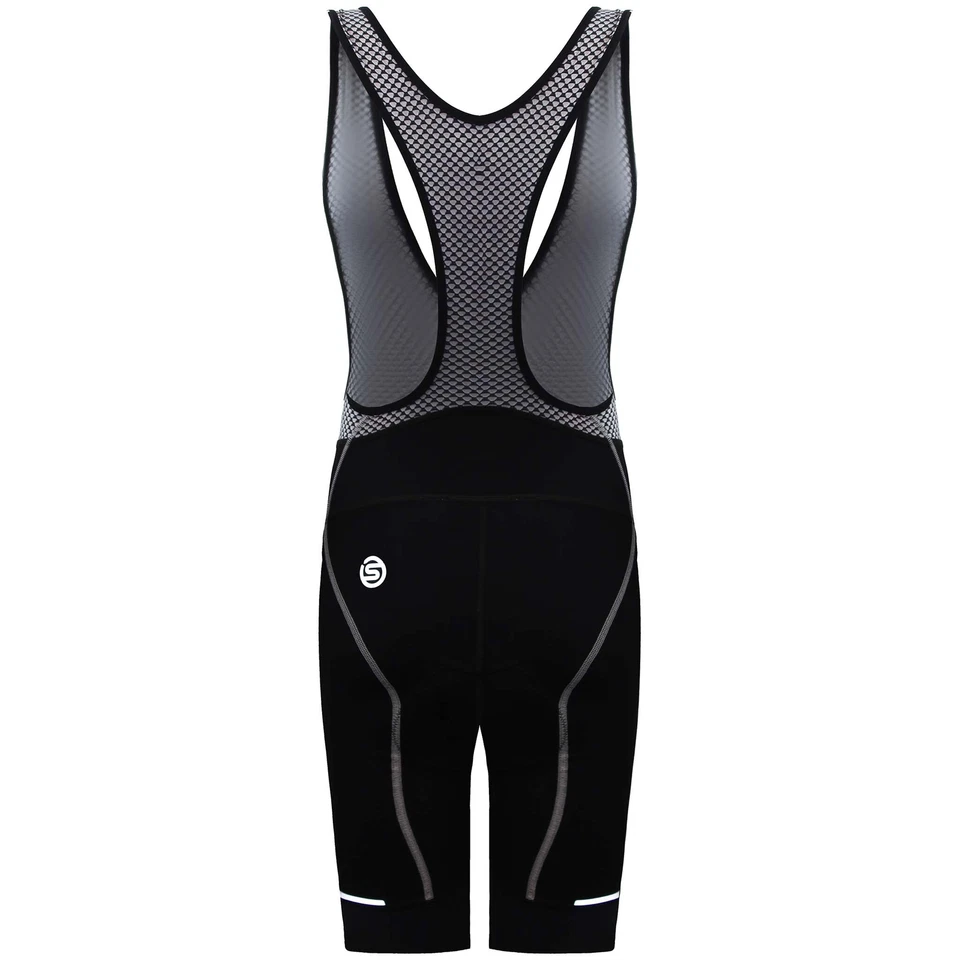 Skins Compression Womens Black/Grey Bib Short - Image 2 of 2