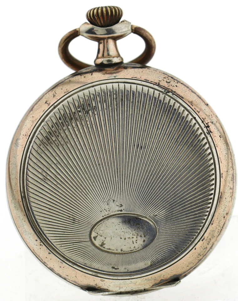 System Glashütte Herren- Savonette Sprungdeckel Taschenuhr 800er Silber 78,5g - Bild 4 von 4