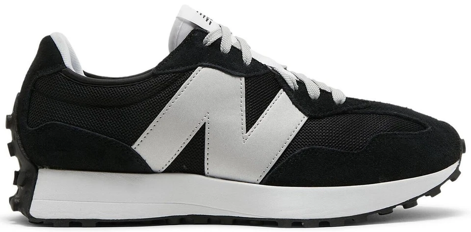 New Balance 327 Black Metallic Silver