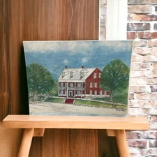 Original Drawing La Place D’Evangeline In Historic St. Martinville, Louisiana