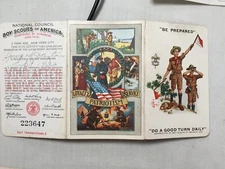 1932 Boy Scout Troop membership card BSA Paperwork