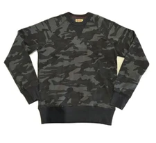 NEW TODD SNYDER x CHAMPION COTTON SWEATSHIRT - Black Camo sz M $168 USA made
