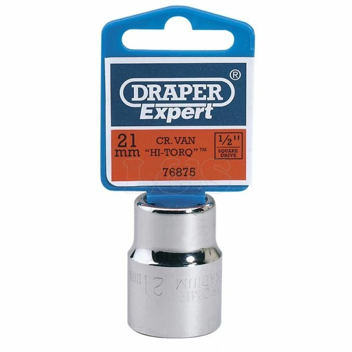 DRAPER TOOLS Draper Expert 1/2" Square Drive 12 Point 21mm Socket - 33290
