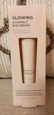 Global Beauty Care Glowing Vitamin C EYE CREAM w/ Niacinamide AHA's Vitamin E 