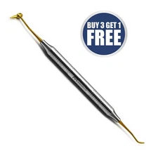 Dental Composite Instrument #6 Titanium Gold CIG6 Plastic Filling Restorations 