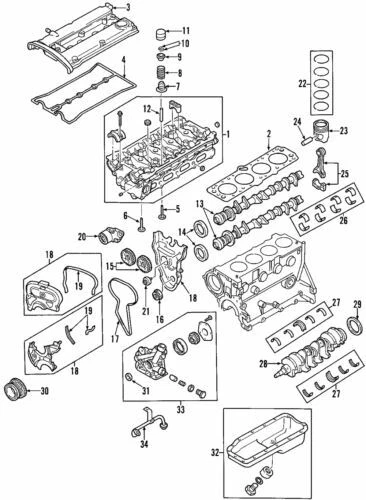 Kit de juntas de culata genuino GM 2006-2008 Chevrolet Aveo5 Aveo 96963220 Foto 4 de 4