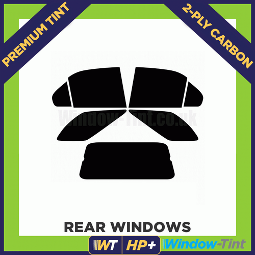For Honda Civic Estate 96-01 Carbon Pre Cut Window Tint 35% Light 2-ply HP+ - Picture 2 of 10