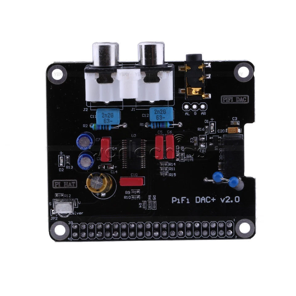 Módulo de tarjeta de sonido de audio PCM5122 HIFI DAC interfaz I2S para Raspberry Pi 2 B+ Foto 2 de 4